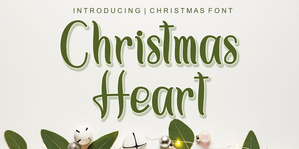 Christmas Heart font