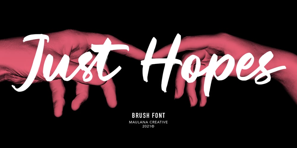 Just Hopes font