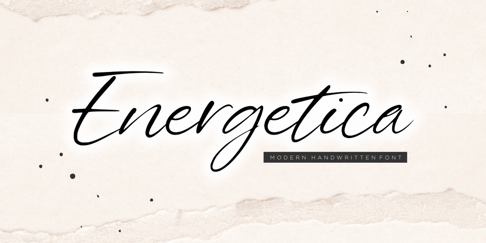 Energetica font
