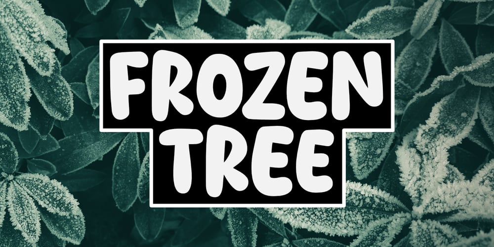 Frozen Tree font