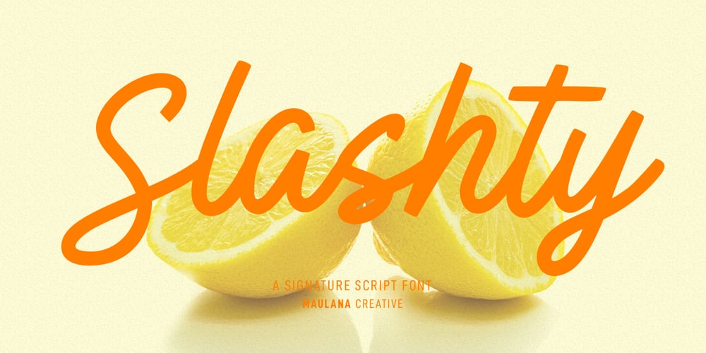 Slashty font