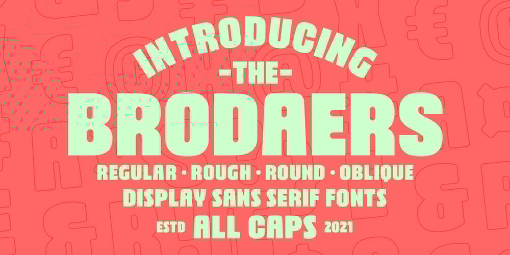 Brodaers font