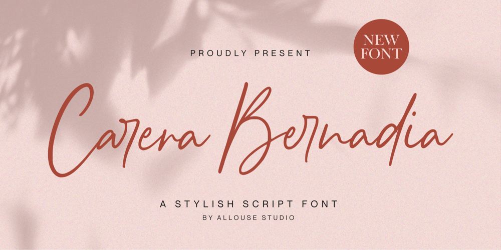 Carera Bernadia font