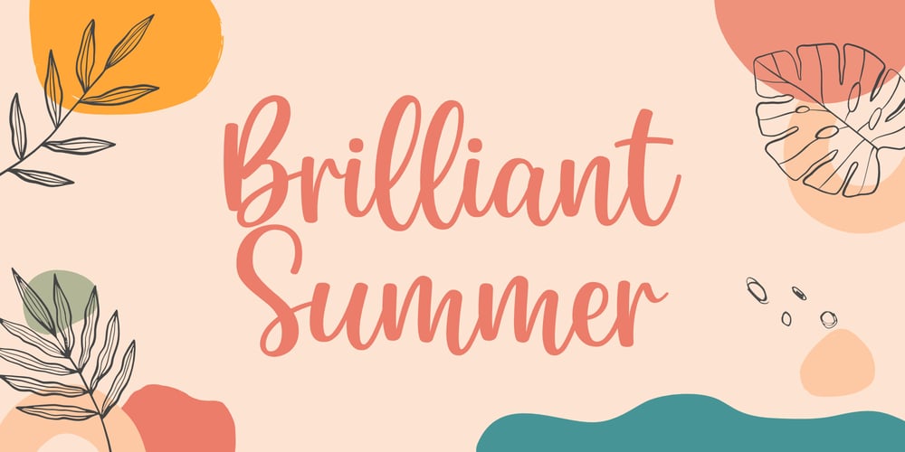 Brilliant Summer font