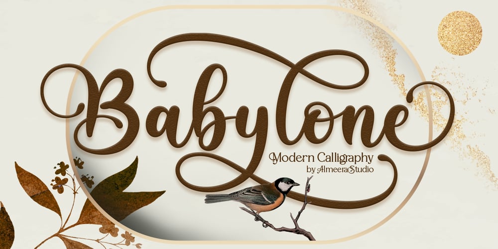 Babylone Script font
