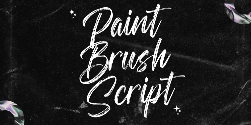 Paint Brush Script font