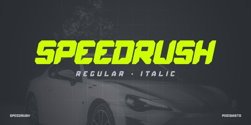 Speed Rush font