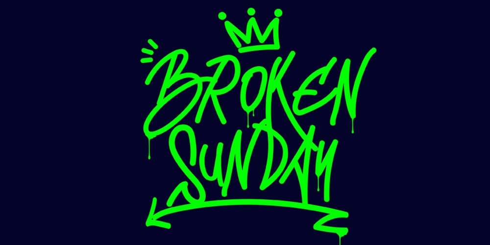 Broken Sunday font