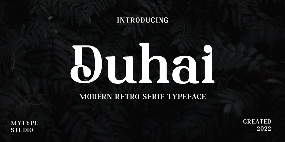 Duhai font