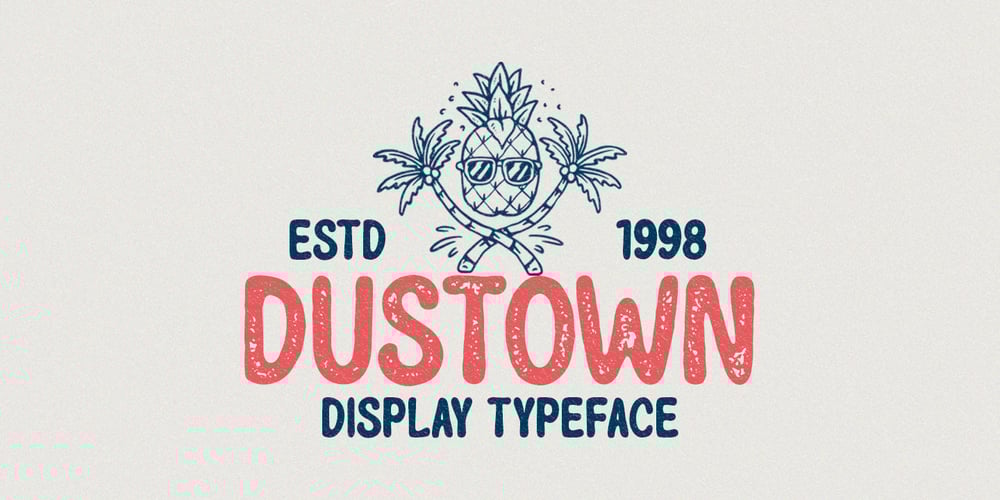 Dustown font