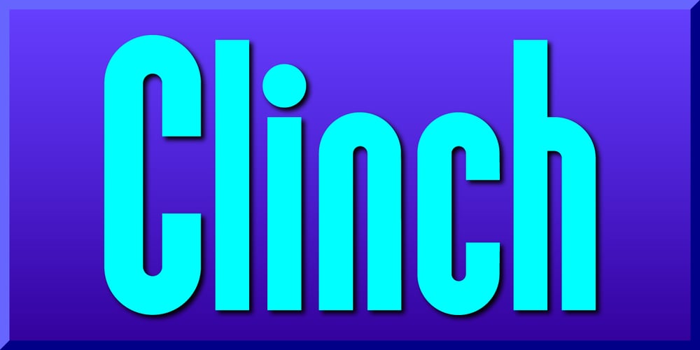 Clinch font