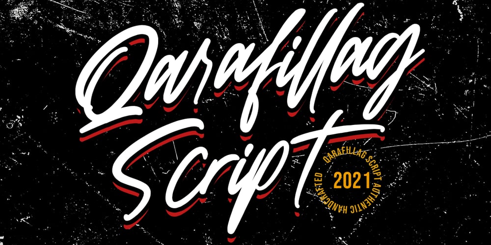 Qarafillag font