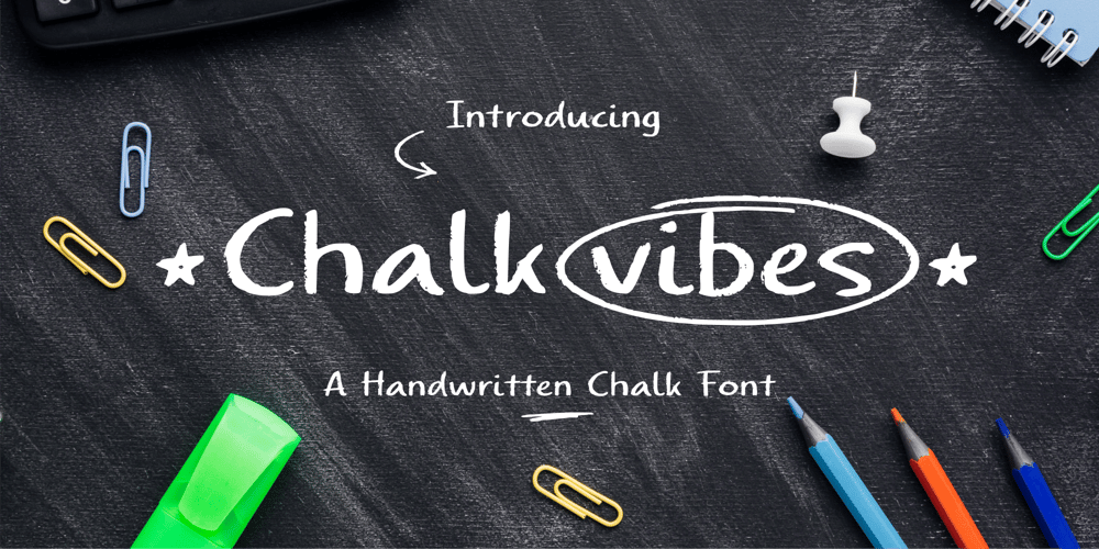 Chalkvibes font