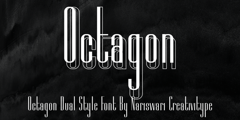 Octagon font