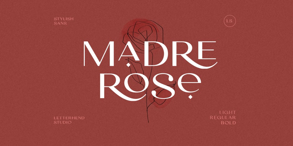 Madre Rose font