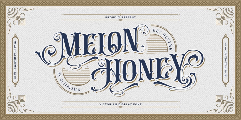 Melon Honey font
