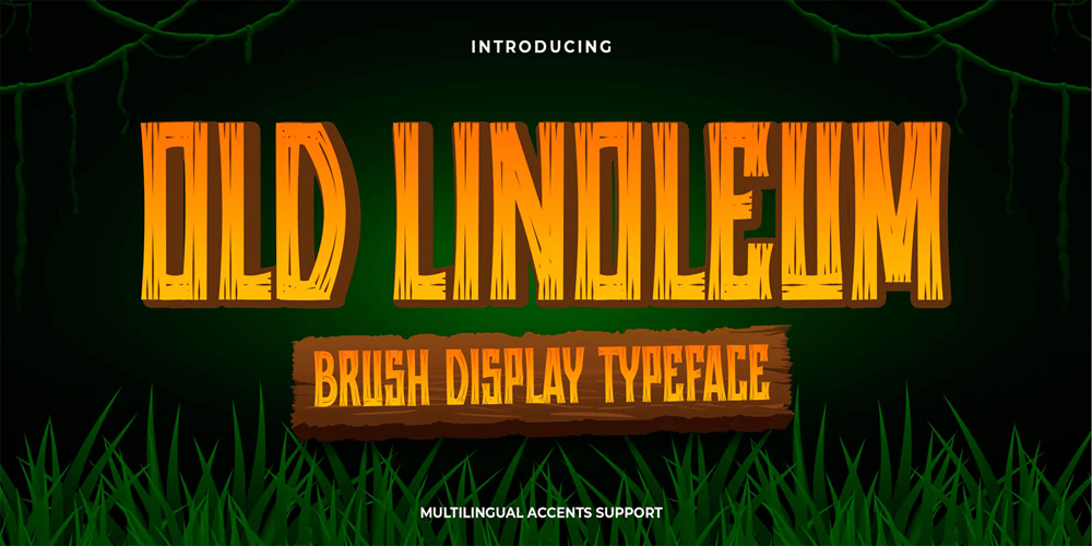 Old Linoleum font