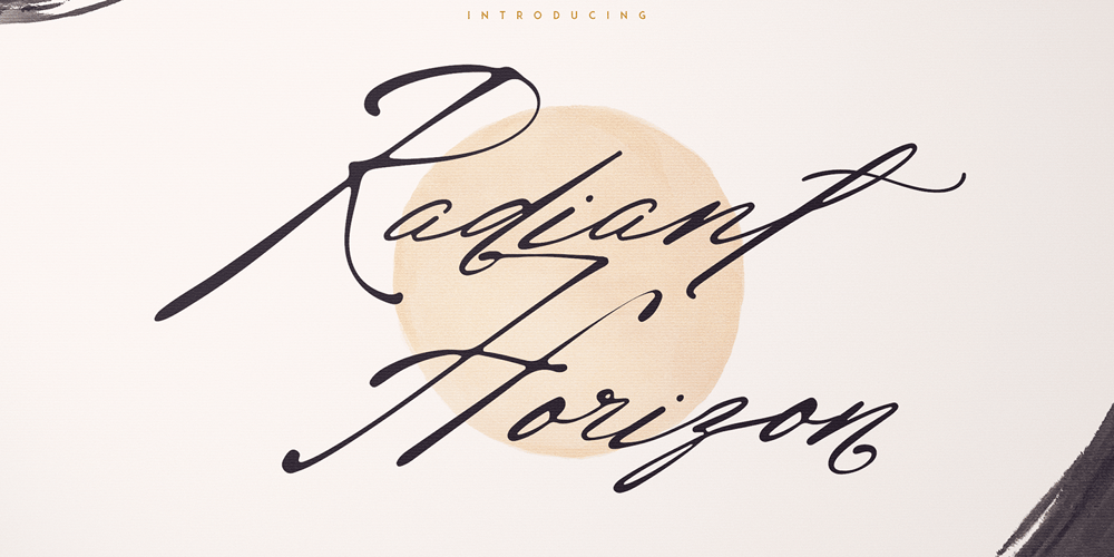 Radiant Horizon font