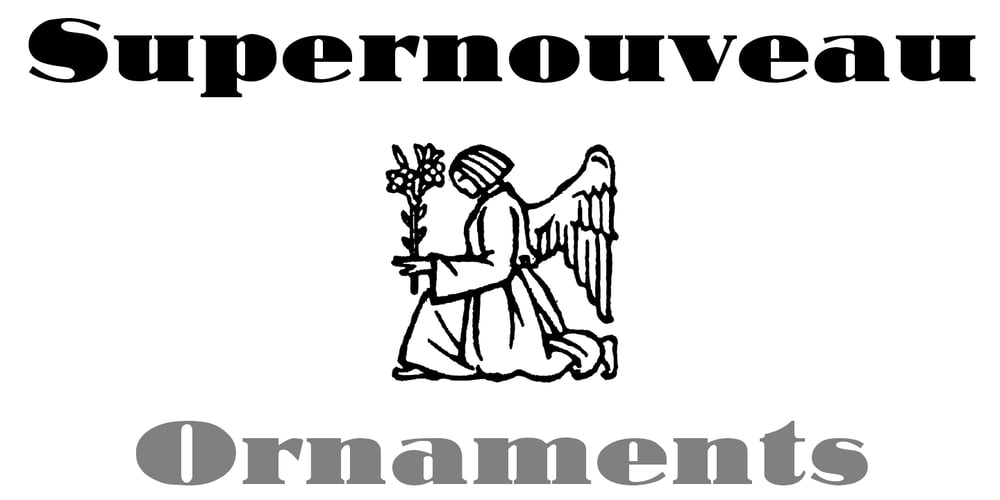 Supernouveau font