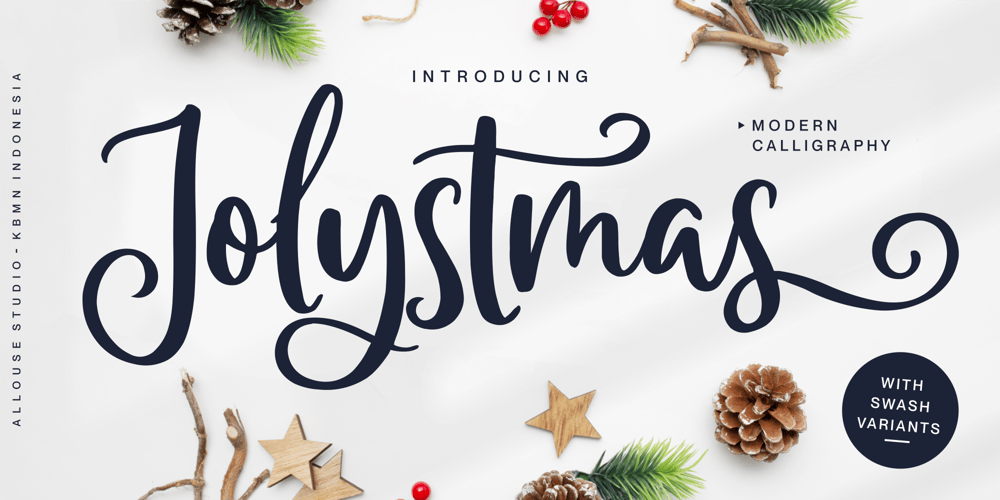 Jolystmas font