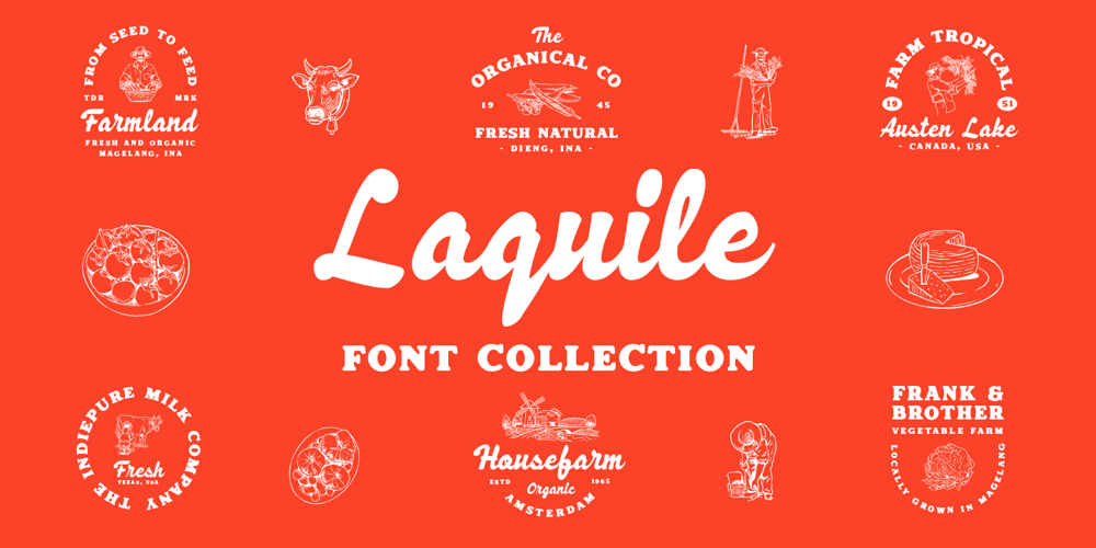 Laquile font