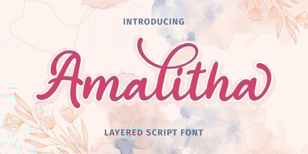 Amalitha font