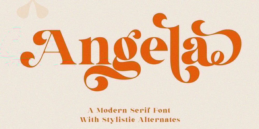 Angela font