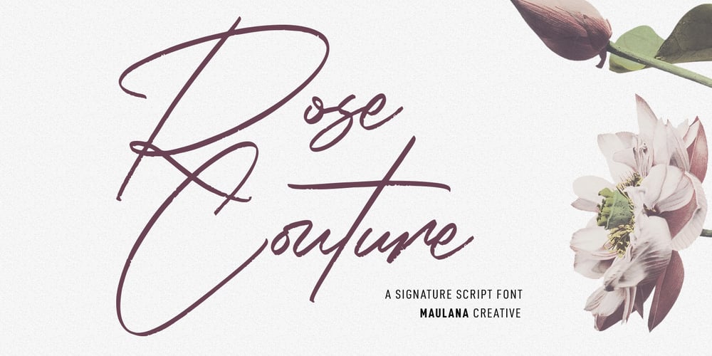 Rose Couture font