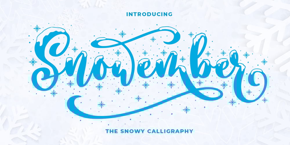 Snowember font