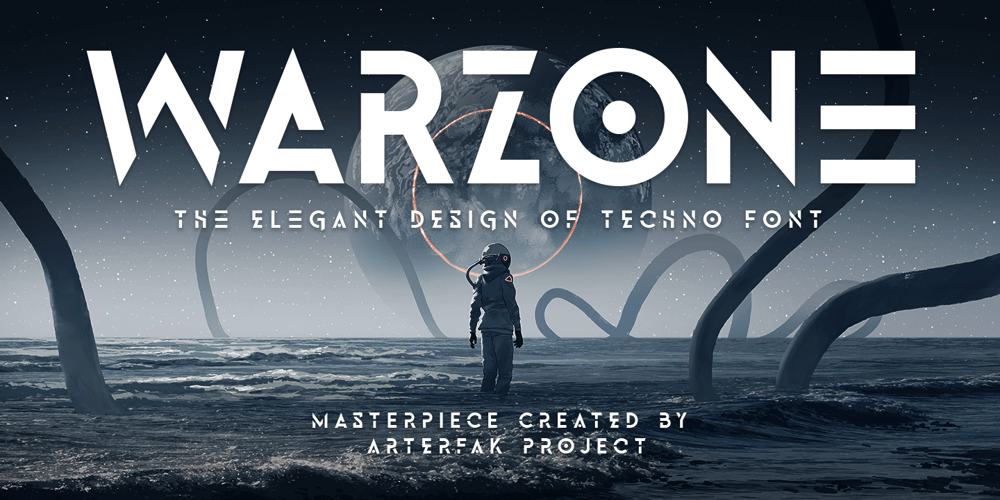 Warzone font