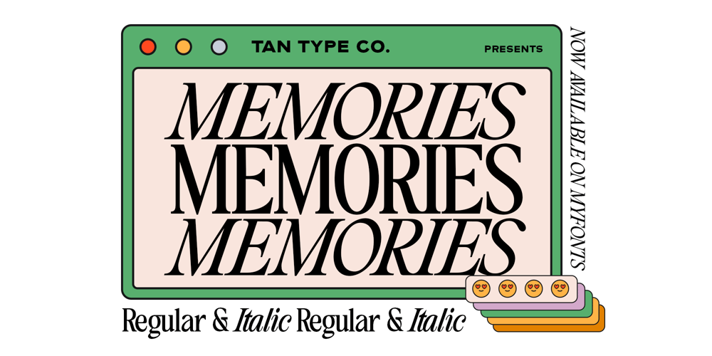 TAN Memories font