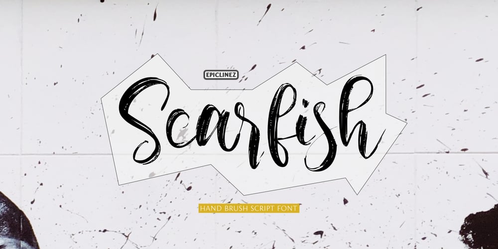 Scarfish font