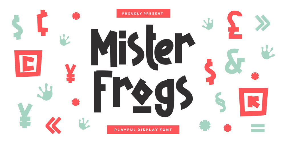 Mister Frogs font