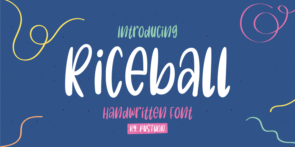 Riceball font