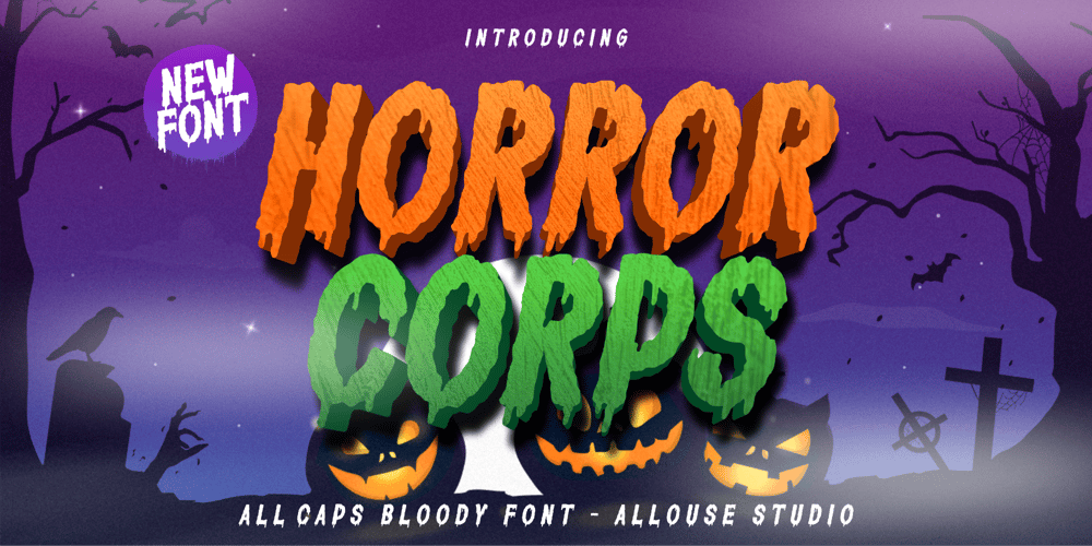 Horror Corps font