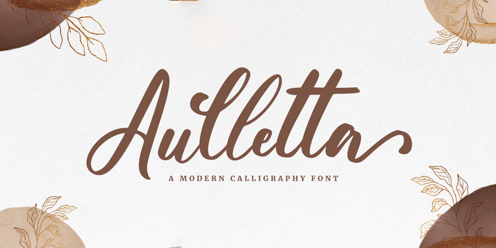 Aulletta font