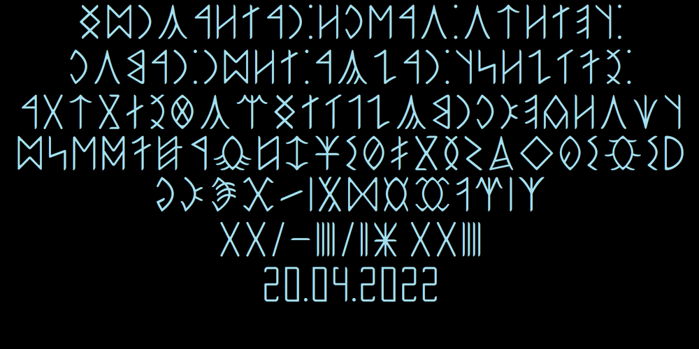 Ongunkan Old Hungarian Runic font