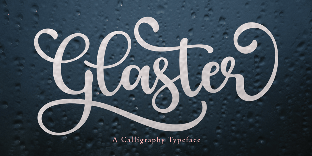 Glaster font