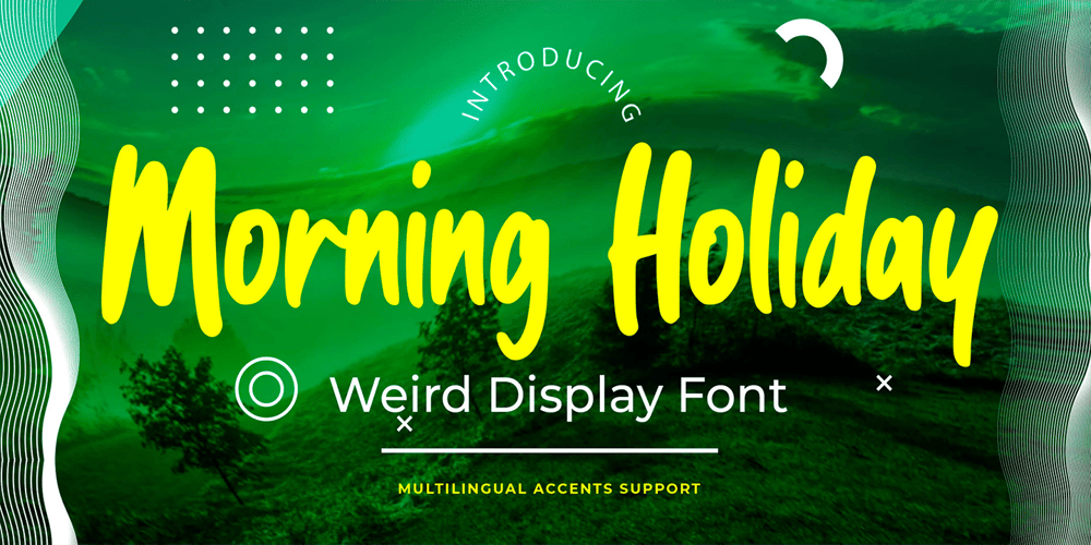 Morning Holiday font