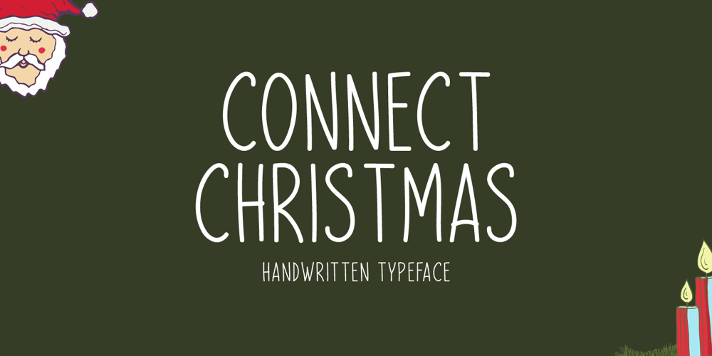 Connect Christmas font