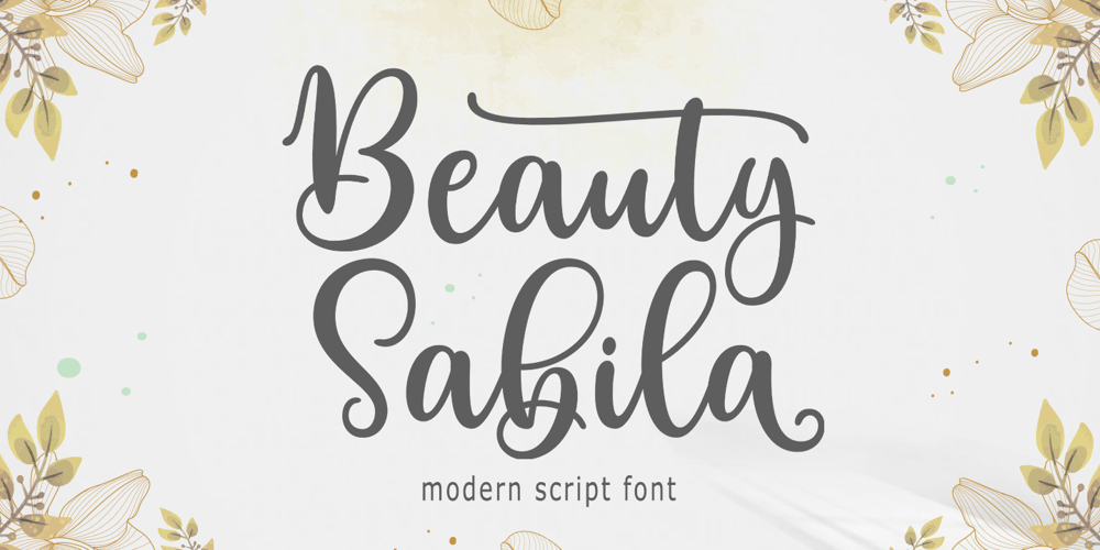 Beauty Sabila font