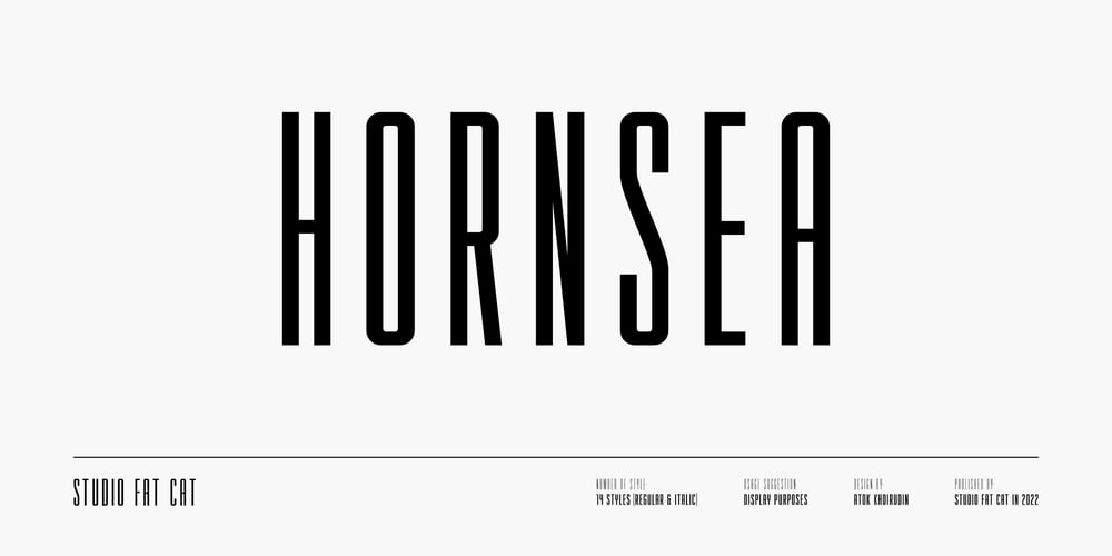 Hornsea FC font