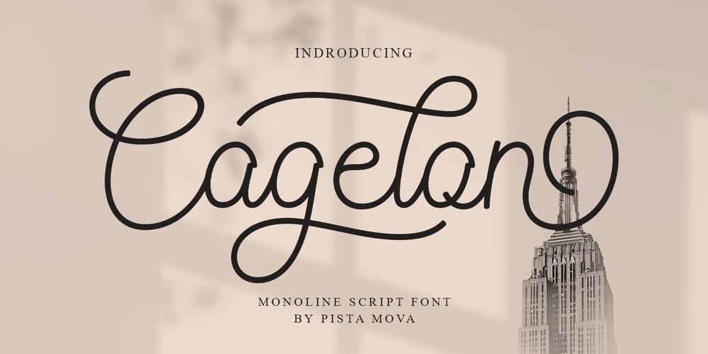 Cagelon font