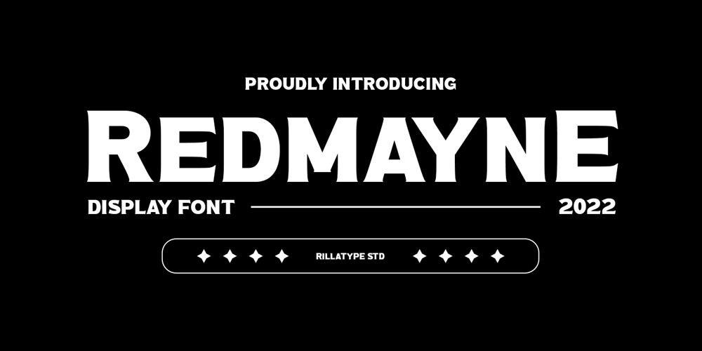 Redmayne font