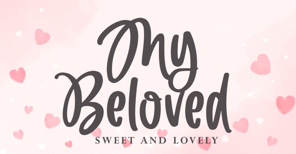 My Beloved font