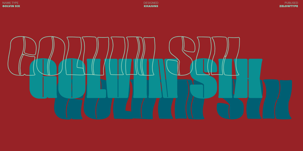 Golvin Six font