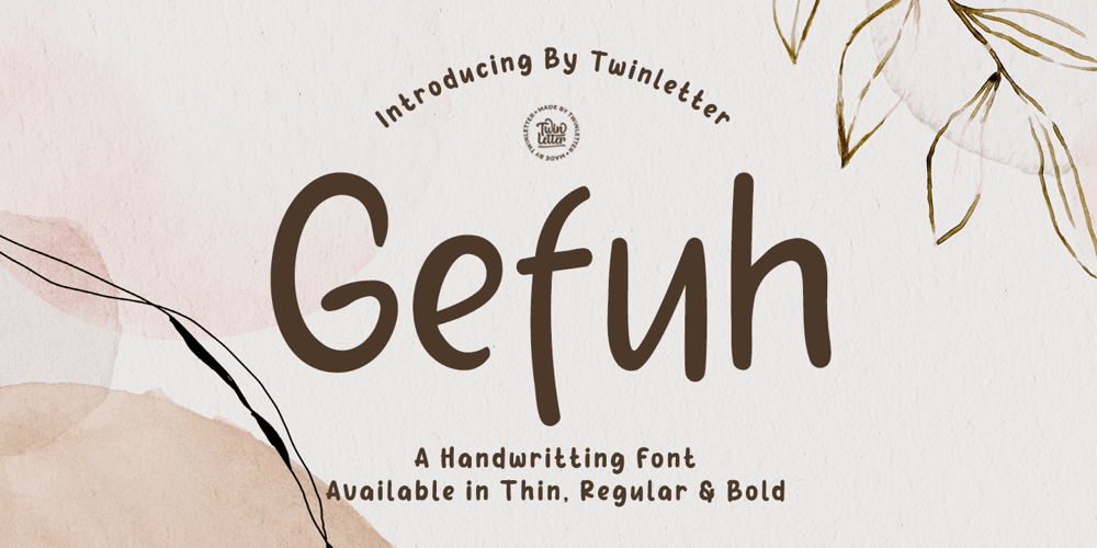 Gefuh font