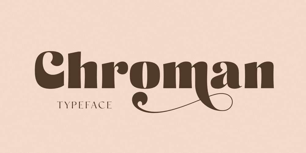 Chroman font