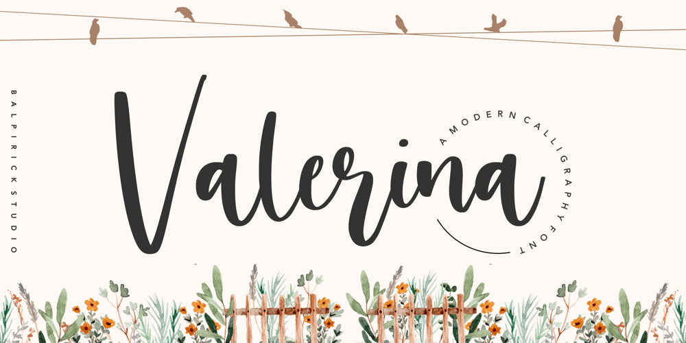 Valerina font
