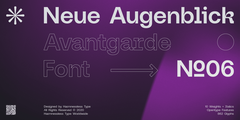 Neue Augenblick font